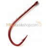 Mustad 92668NP-NR Red Baitholder Hooks