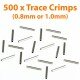 500 x Trace Crimps